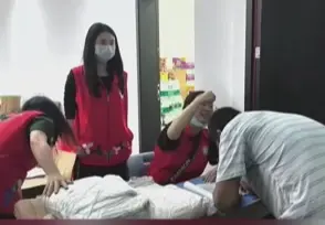 晶视频｜应急避难中做体检 跳跳操