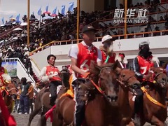 马背上的高原盛会——2025年那曲市恰青赛马节开幕