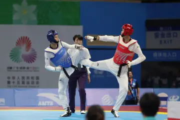 十五运会跆拳道比赛在惠州开赛 开赛首日广东和浙江各摘一金