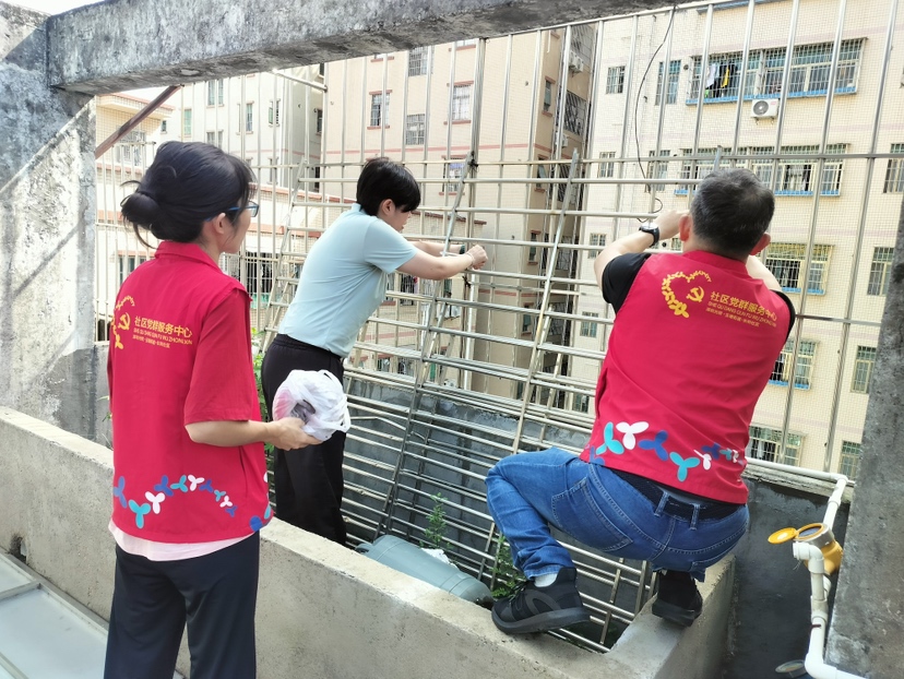 台风“桦加沙”逼近 玉塘街道全域联动筑牢防风防汛安全屏障