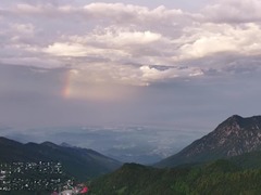 江西庐山：山头彩虹别样美