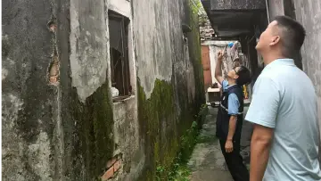 光明薯田埔社区多维度筑牢台风“前置防线”