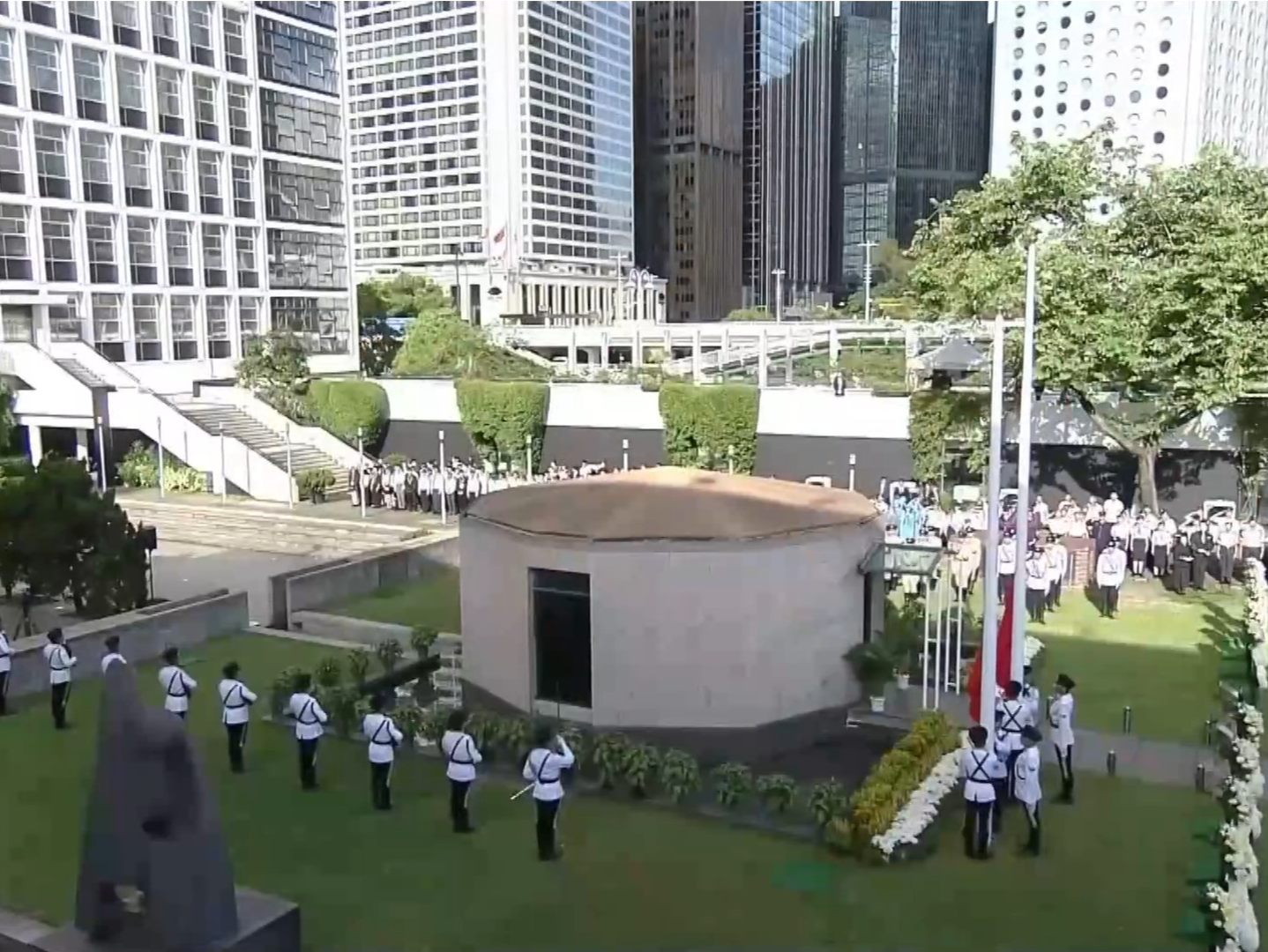 香港特区政府举行仪式纪念抗战胜利80周年