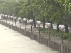 “桦加沙”掠过香港 多地受灾严重