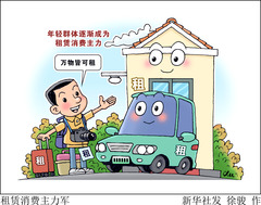 （图表·漫画）财经聚焦丨租赁消费主力军