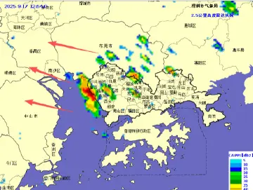 注意！深圳雷电黄色预警信号生效中 
