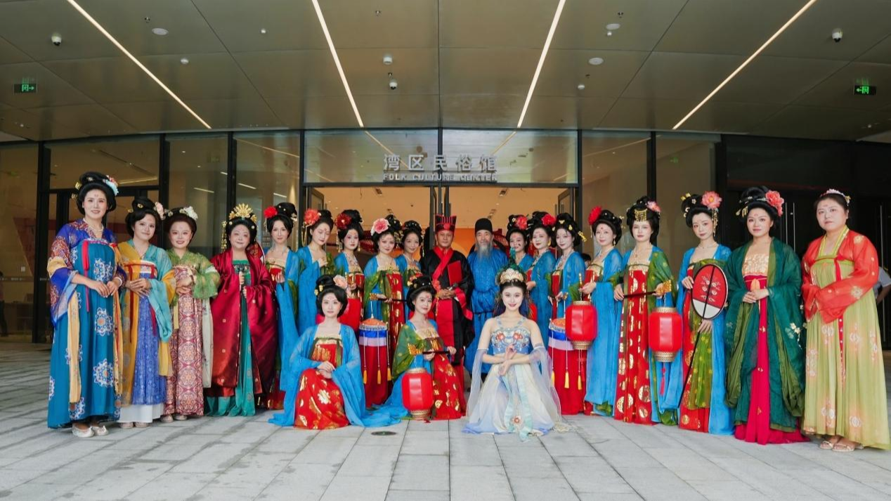 宝安连丰文化“大唐迎宾礼” 助阵“湾区之眼”开门迎客