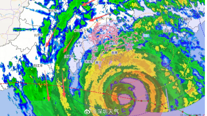 140公里左右，超强台风“桦加沙”即将掠过深圳近海！新台风“博罗依”已生成