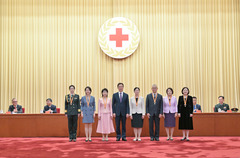 第50届南丁格尔奖颁奖大会在京举行　　韩正为中国获奖者颁奖