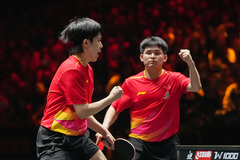 WTT中国大满贯赛：王楚钦/林诗栋晋级男双决赛（1）