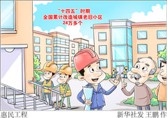 （图表·漫画）惠民工程（2）