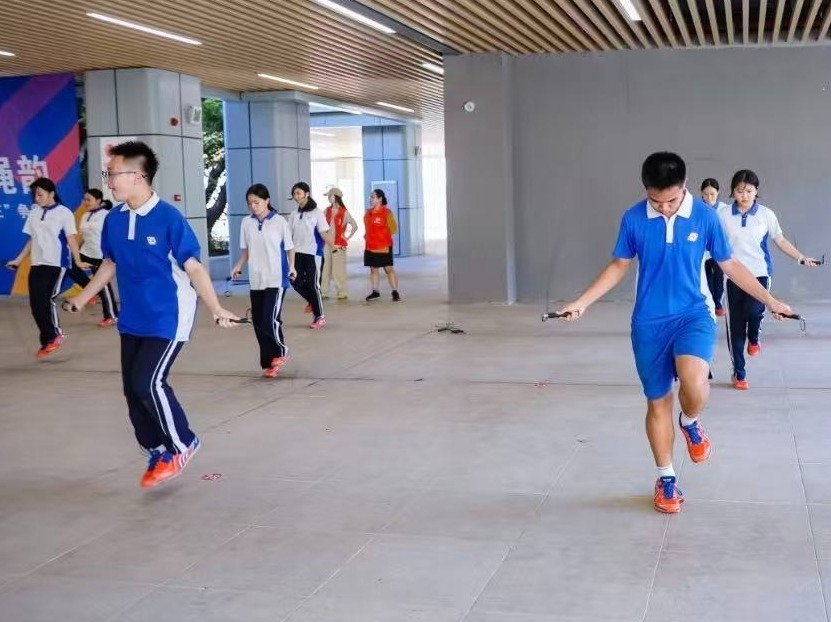 超30万次跳跃！为迎接十五运会，这所学校举办了“绳王”争霸赛