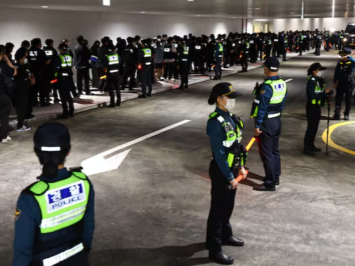 韩国将调查64名遭柬埔寨遣返网络诈骗嫌疑人 