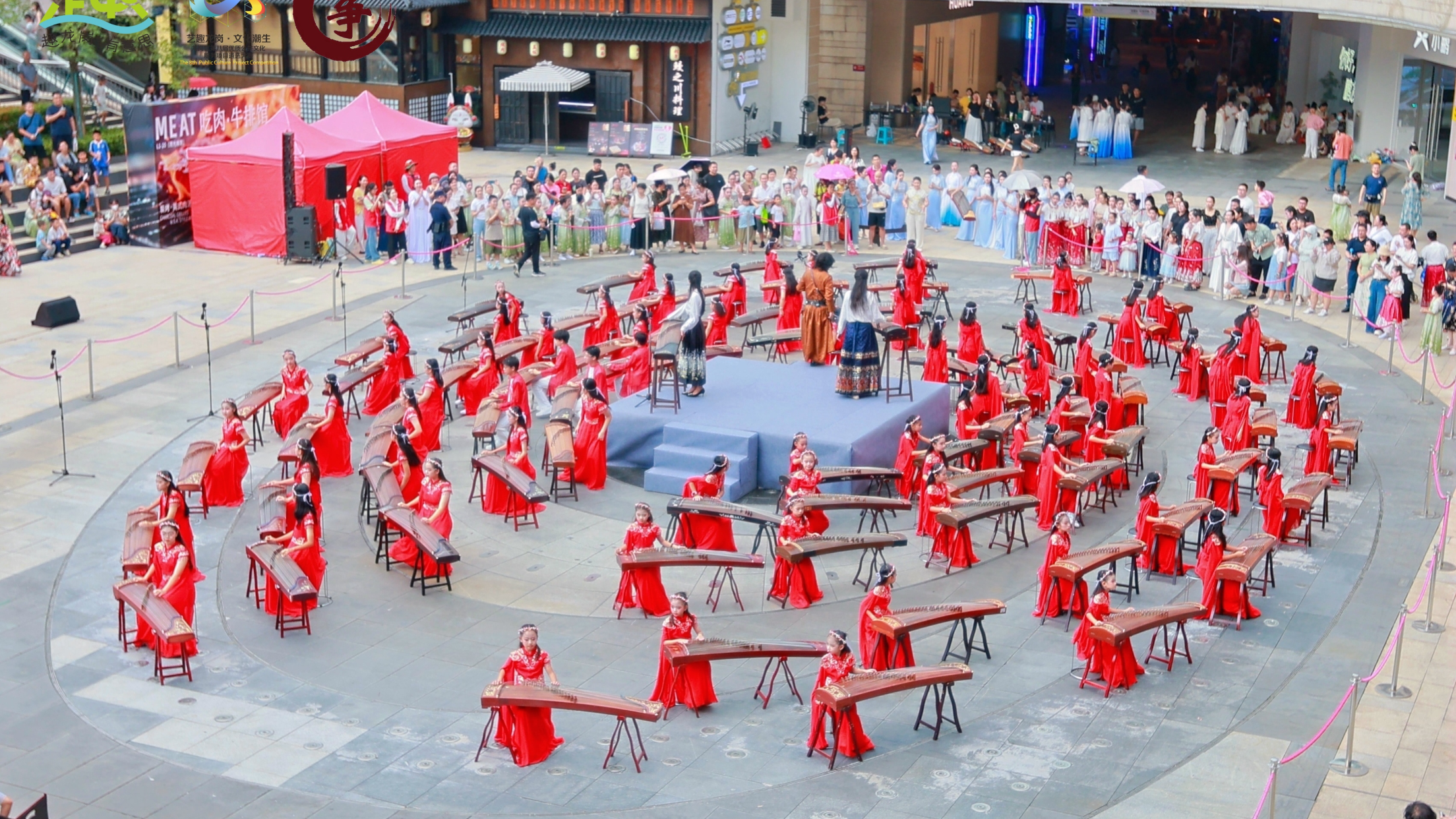 百人古筝音乐会奏响龙岗，国乐进商圈打造有“艺”思新场景