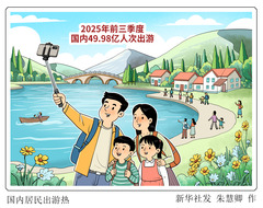 （图表·漫画）国内居民出游热