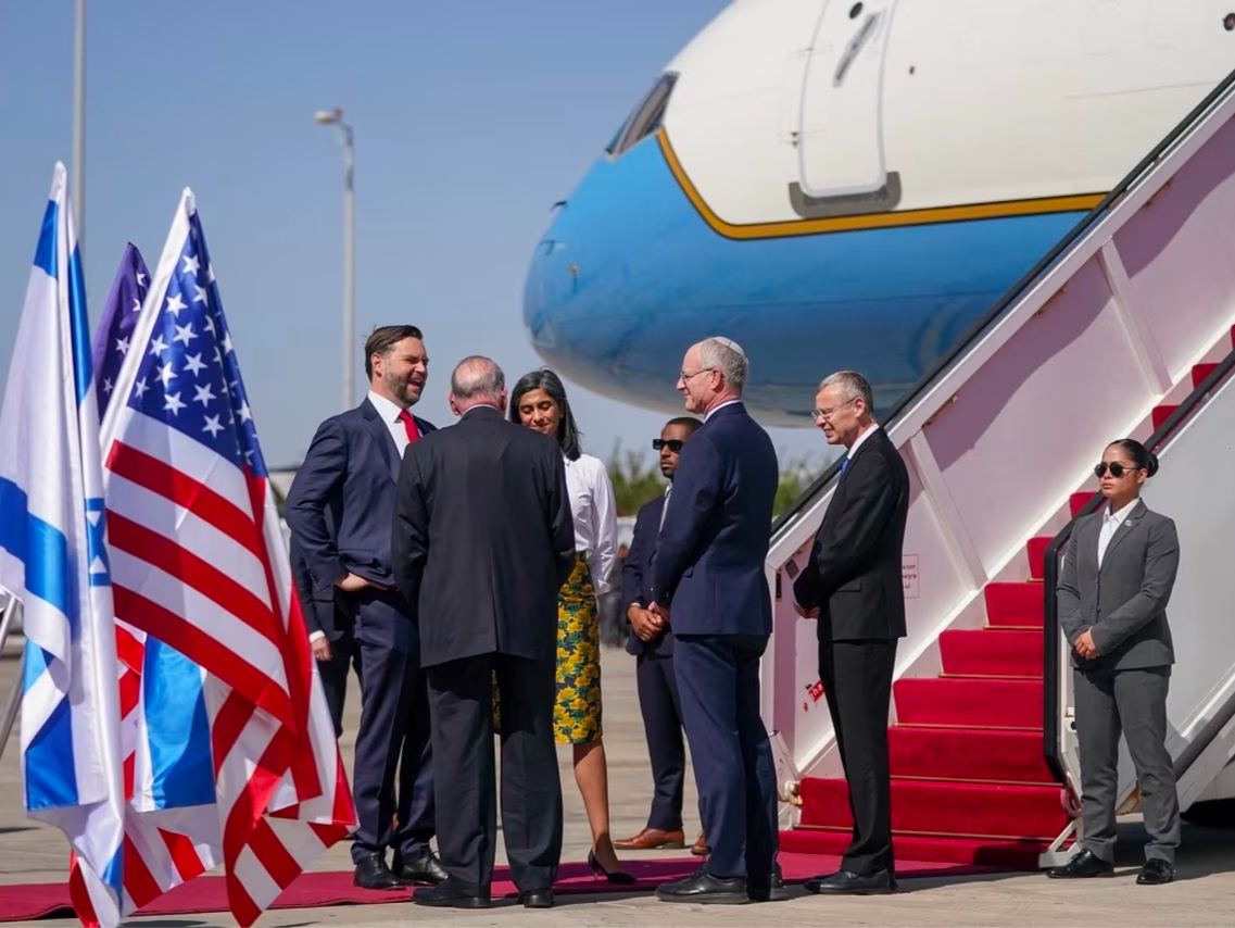 美副总统万斯抵达以色列，推进加沙停火计划第二阶段