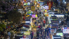 广西梧州：城郊夜市激活夜经济