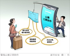 （图表·漫画）新华调查丨警惕山寨订票软件