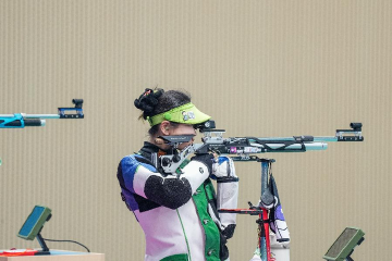十五运会女子10米气步枪冠军和男子25米手枪速射冠军出炉