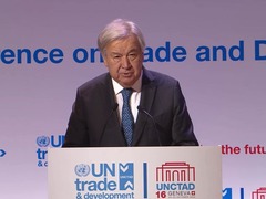 联合国秘书长：多边贸易体系正面临脱轨风险
