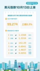 （图表）美元指数10月13日上涨