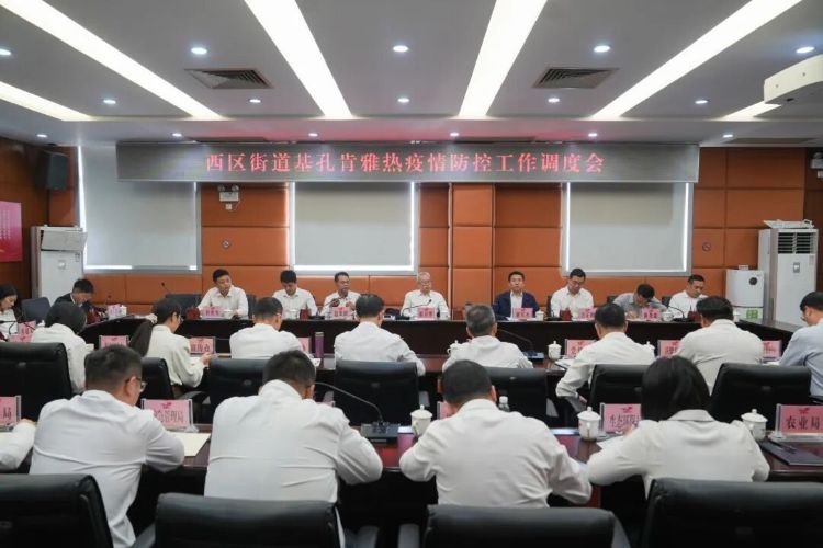 中山西区街道专题调度部署基孔肯雅热防控