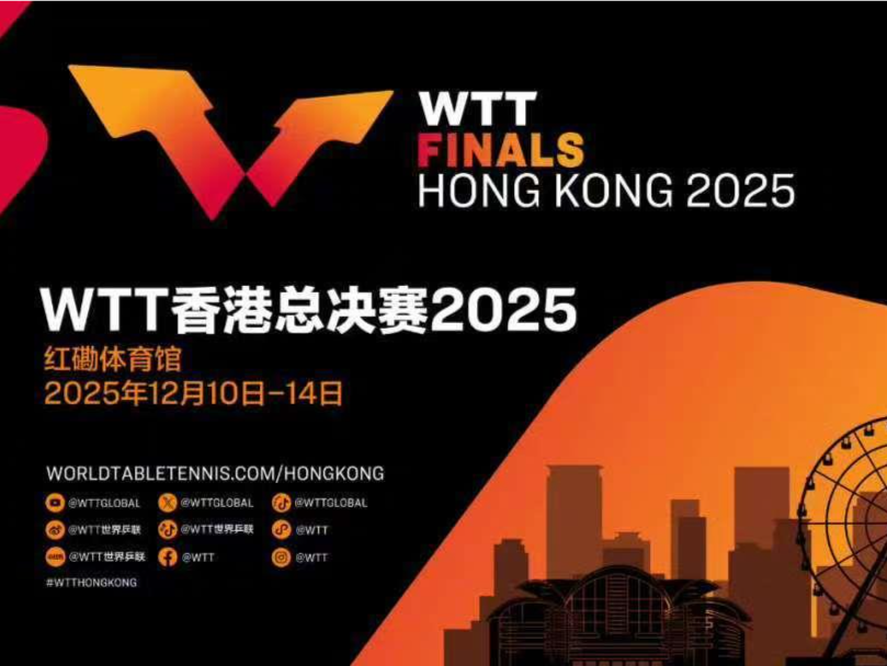 2025WTT香港总决赛赛程公布 