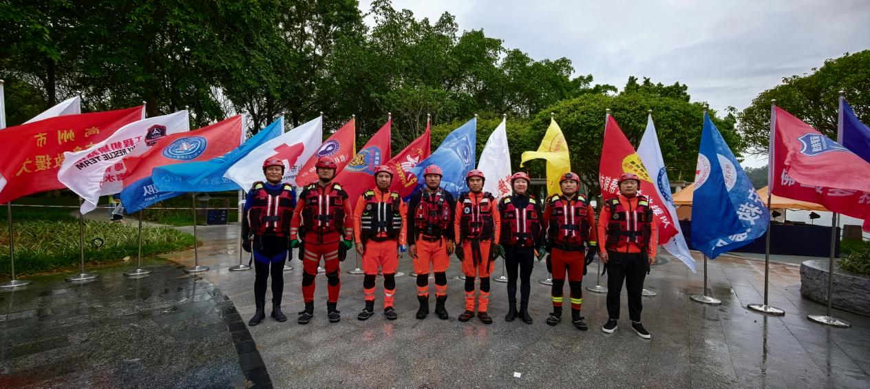 全省应急志愿服务演练举行，深圳退役军人红星应急救援队出色参演