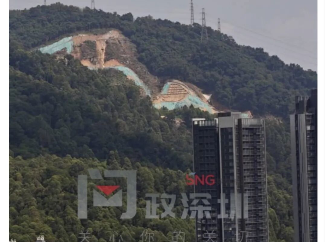 深圳塘朗山山体滑坡无人管？官方回应