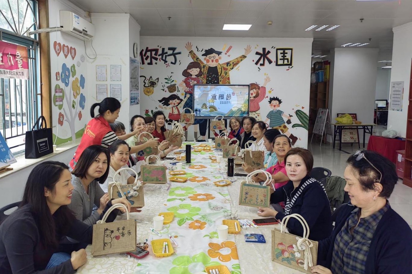 敬老在行动 温暖老人心！福田街道水围社区开展敬老月系列活动