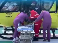 深圳一市民突遇蜂群围袭，直升机救援10分钟送医