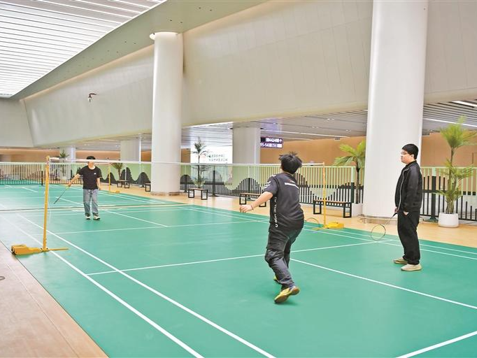 地铁里的“运动场” 加码城市健康生活