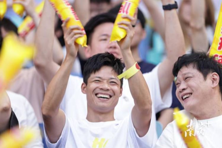 陈艺文等领衔广东代表团出战十五运会