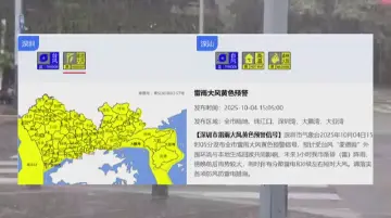 今日傍晚前后雨势较大！受台风影响深圳铁路部分列车停运