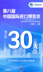 （图表·海报）东方进博之约，世界共享机遇——进博会倒计时30天