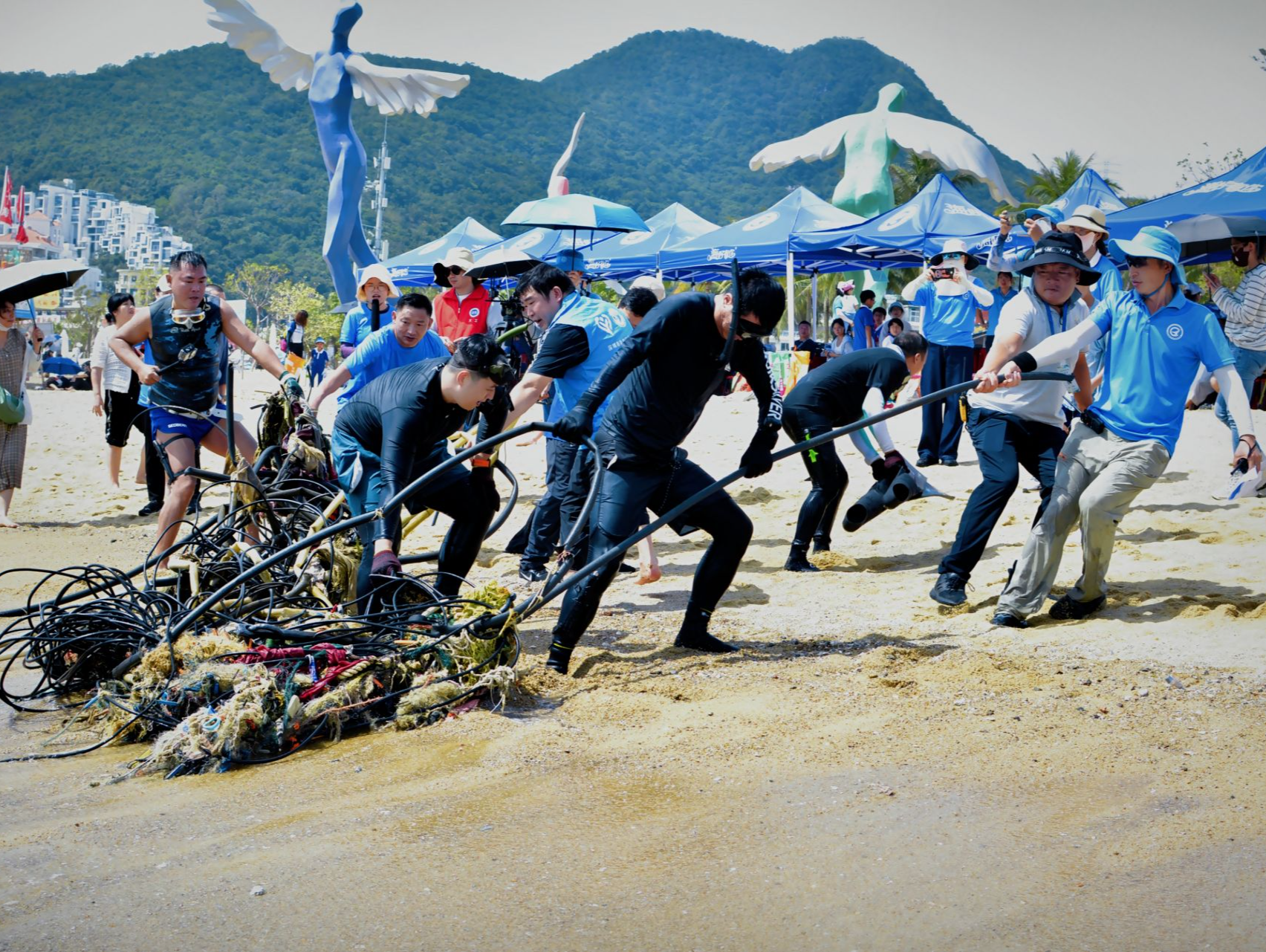 聚焦大梅沙！第二十一届深圳国际海洋清洁日启动仪式顺利举行