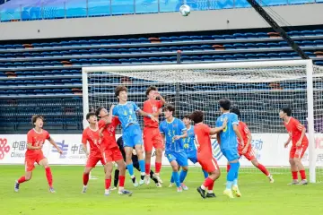 十五运会男足U18赛事在福田揭幕,深圳四区协同办赛交出“首日满分答卷”