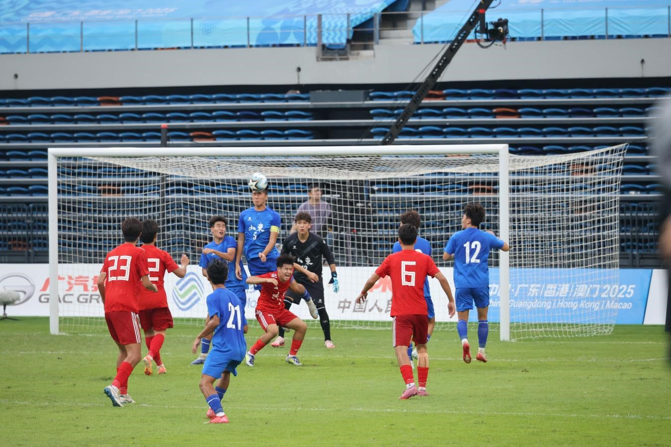 青春逐梦绿茵场，十五运会男足U18福田赛区激战正酣
