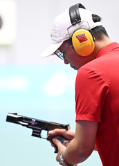 （体育）（6）全运会——男子25米手枪速射团体决赛赛况