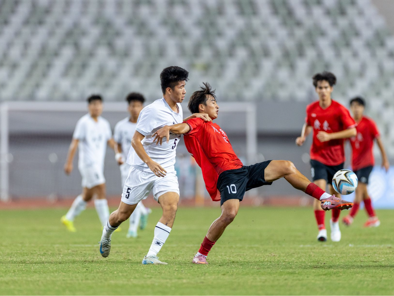 图集 | 十五运会U18男足半决赛 广东队0比1不敌山东队