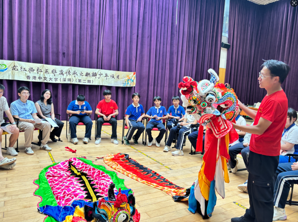 大手牵小手 龙岗舞麒麟非遗文化在校园里生根发芽