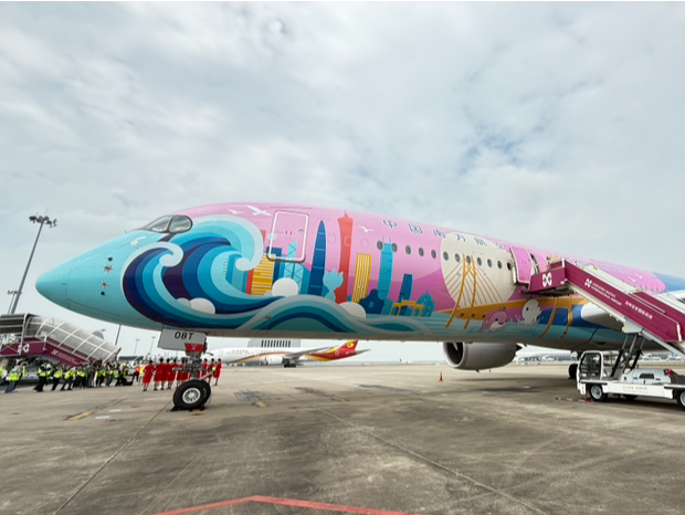 南方航空全力护航十五运，“活力湾区号”主题彩绘飞机正式亮相