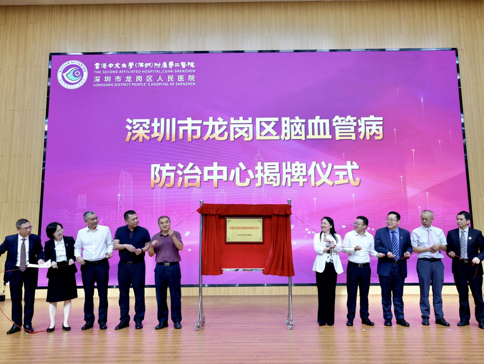 构筑脑血管病全民防线 龙岗区脑血管病防治中心与脑卒中防治实验室揭牌