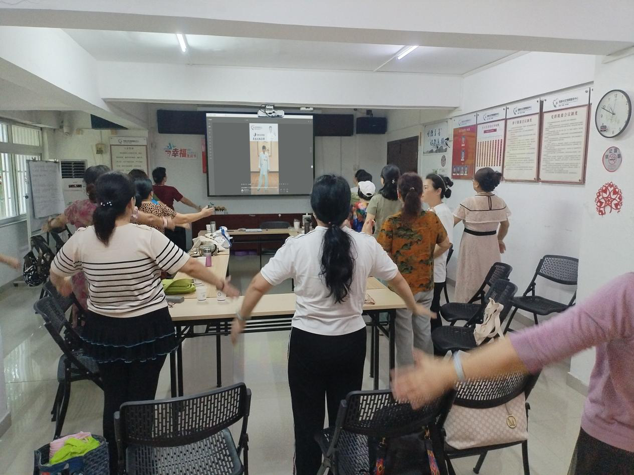 民新社区“云端太极”系列课堂收官