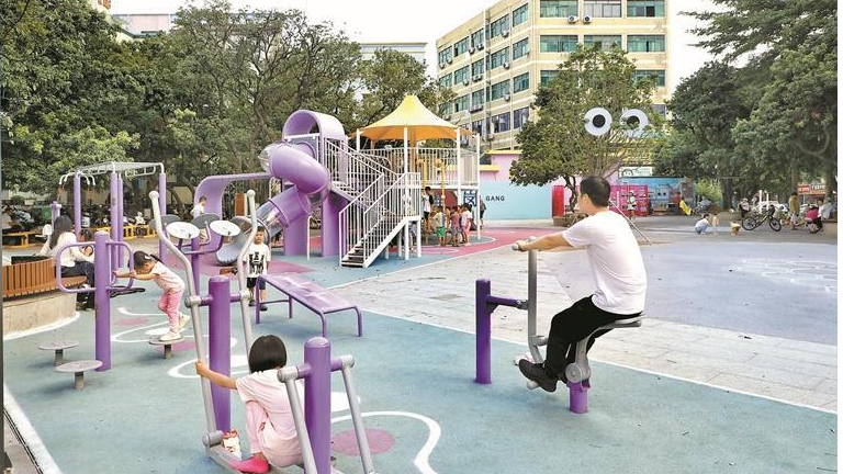 城市共治 宝安焕新 | 沙井壆岗社区打造宝藏公园“渡溪园”