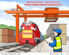 （图表·漫画）货运量突破2000万吨