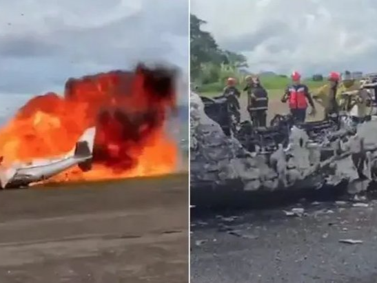 委内瑞拉一小型飞机起飞时坠毁 2人遇难 