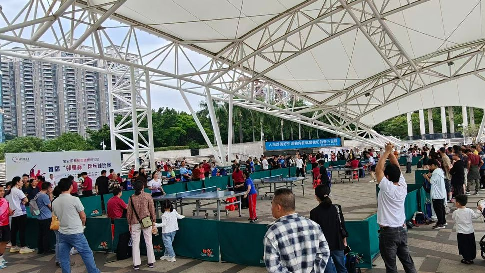 乒乓转动邻里情！新桥街道新桥社区首届“邻里杯”乒乓球比赛圆满收官