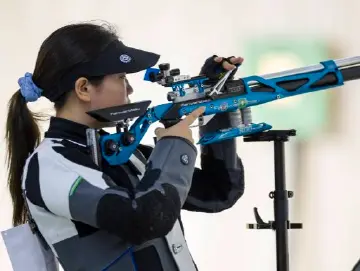 全运会女子气手枪团体上海队超世界纪录