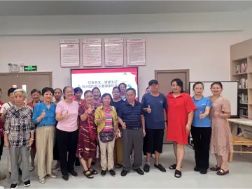 桂木园社区开展长者健康饮食讲座活动